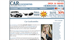 Desktop Screenshot of carlocksmiths.co